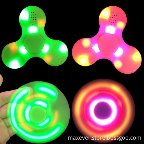 Bluetooth Speaker LED Hand Spinner LED Fidget Spinner Bluetooth 4.0